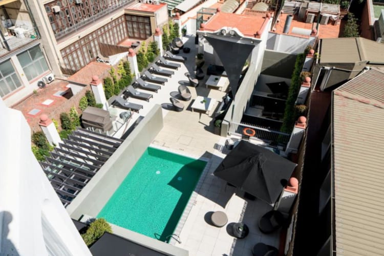 Aerial pool